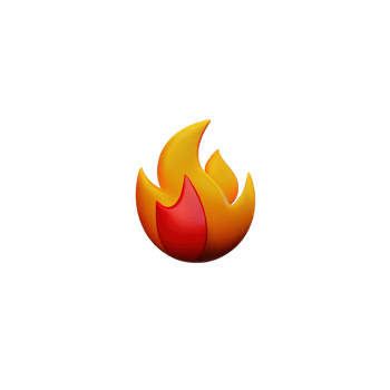3d campfire icon png