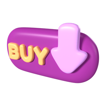 Buy Button 3D Illustration Icon png
