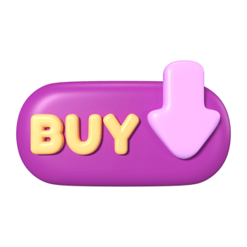 Buy Button 3D Illustration Icon png