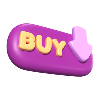 Buy Button 3D Illustration Icon png