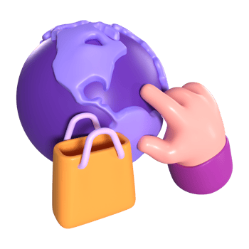 World Delivery 3D Illustration Icon png