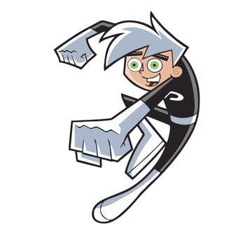danny phantom illustrations for t-shirts, jackets, hoodies, children's clothes, stickers, posters and others vector