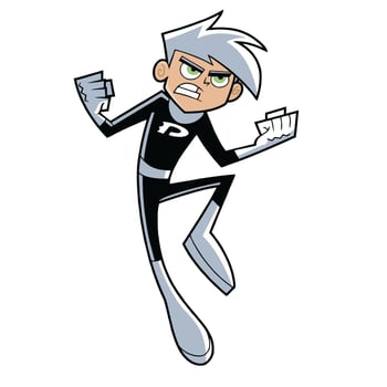 danny phantom illustrations for t-shirts, jackets, hoodies, children's clothes, stickers, posters and others vector