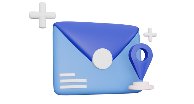 3d business mail send icon concept designs png