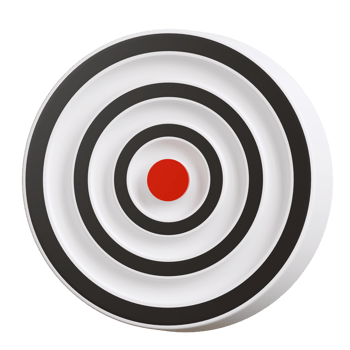 Target board. business symbol target audience, selecting a target audience for business png