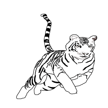 icon white tiger png