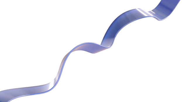 Abstract ribbon 3d on Isolated background. png