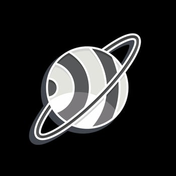 Icon Space. related to Space symbol. glossy style. simple design editable. simple illustration vector