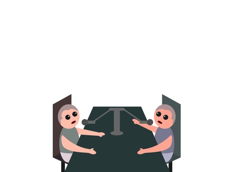 flat design baby podcast vector illustration