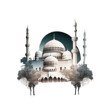 Muslim mosque png generative ai