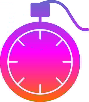 Pocket watch Vector Icon Design