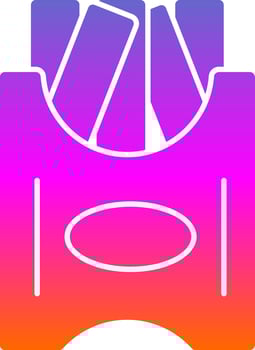 French fries Vector Icon Design