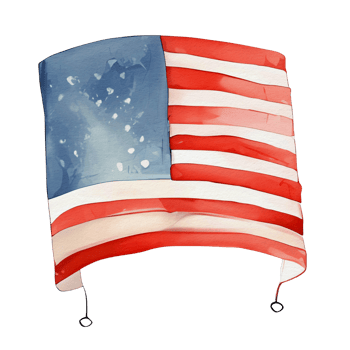 Fourth of July Decorative Elements png