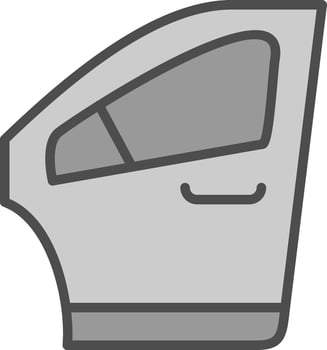 Car door Vector Icon Design