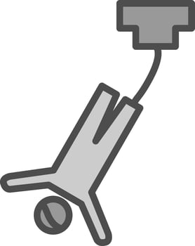 Bungee jumping Vector Icon Design