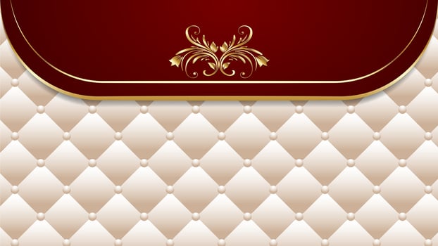 Premium card with gold elements vector