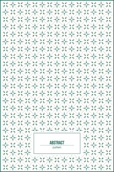 abstract pattern within dashed rhombus vector