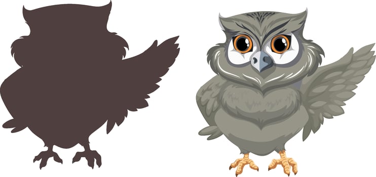 Elegant Owl Icon for your Website vector