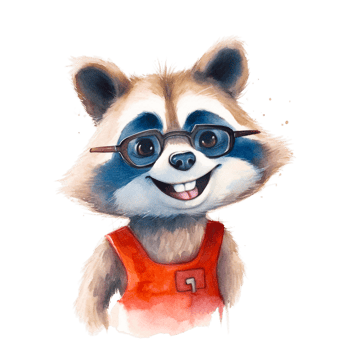 Watercolor Smiling Animals, watercolor splash Funny Animal png