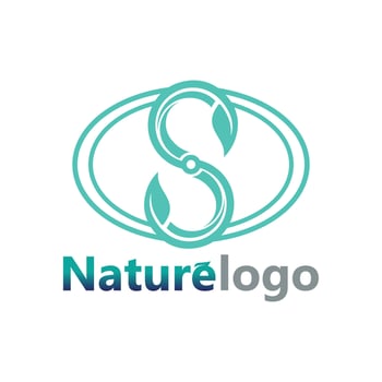 leaf logo design vector for nature symbol template editable,Green leaf logo ecology nature element vector icon.