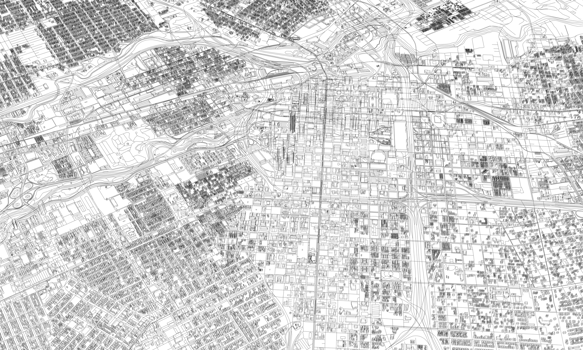 3D illustration of Houston mass building in transparent png