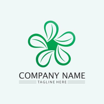 Flower logo. The circular logo. Logo of the flower. Stylized flower. Petals. Simple logo. The brand name  emblem  logo. Mandala. Logo boutique. Logotype for beauty. Logo for flower shop. vector