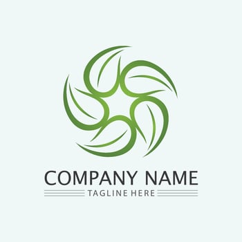 Flower logo. The circular logo. Logo of the flower. Stylized flower. Petals. Simple logo. The brand name  emblem  logo. Mandala. Logo boutique. Logotype for beauty. Logo for flower shop. vector