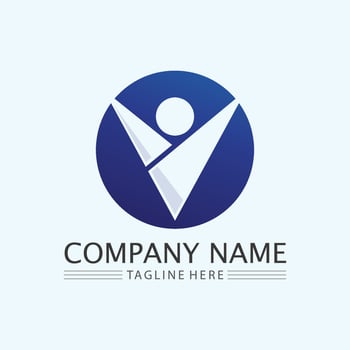 people logo design.fun people,healthy people,sport,community people symbol vector illustration