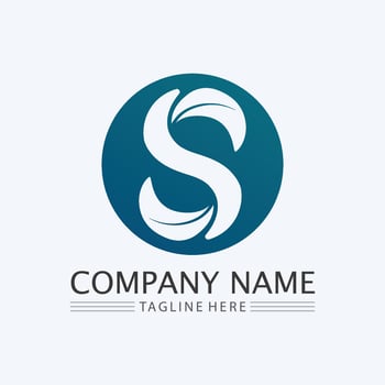 Business corporate S letter logo vector