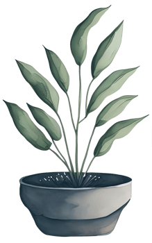 Watercolor House plant. png