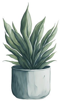 Watercolor House plant. png