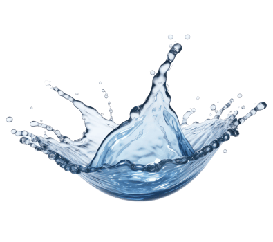 Blue water splash . png