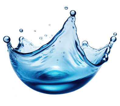 Blue water splash . png