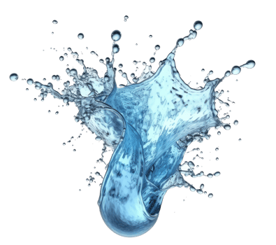 Blue water splash . png