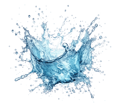 Blue water splash . png