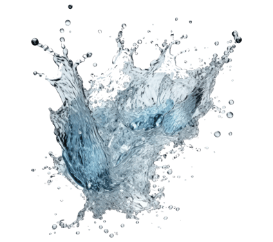 Blue water splash . png