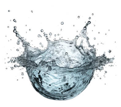 Blue water splash . png