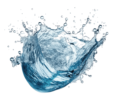 Blue water splash . png