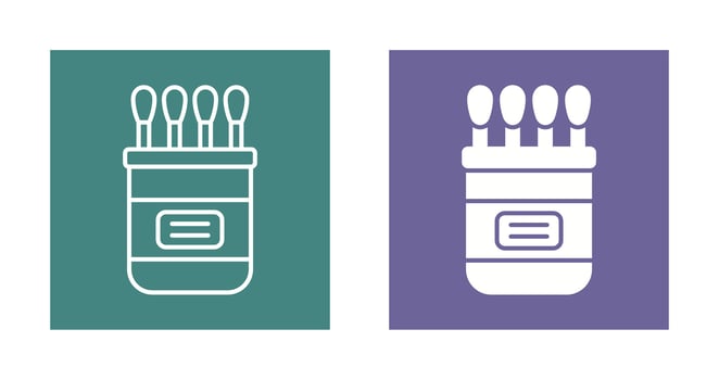 Cotton buds Vector Icon