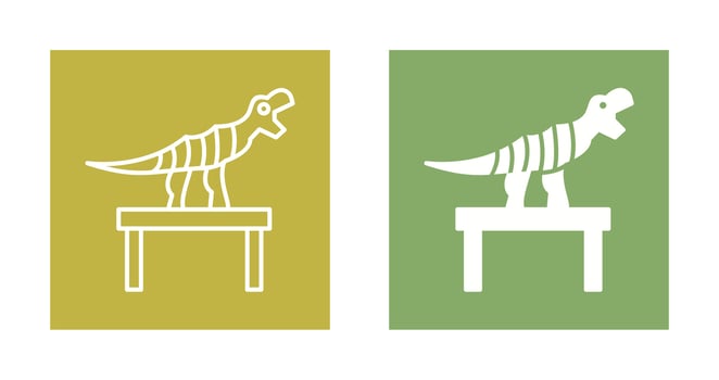 Bones Exhibit Vector Icon