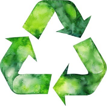 Eco Recycle Sign Watercolor. png