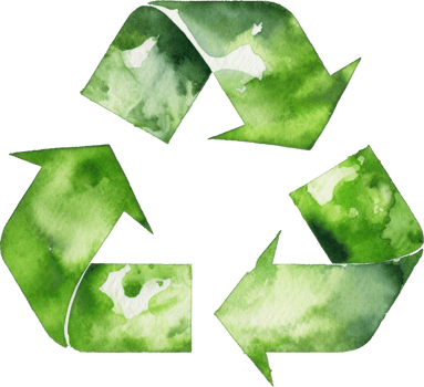 Eco Recycle Sign Watercolor. png