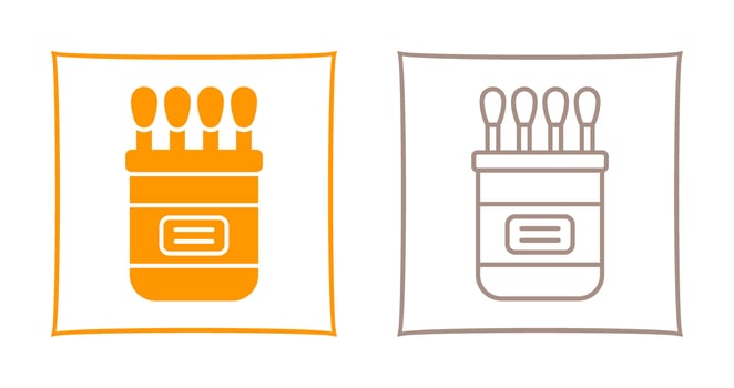 Cotton buds Vector Icon