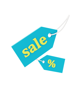 3d illustration icon of price tag promo sale discount for UI UX web mobile app social media ads png