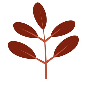 autumn leaf season decoretion vector