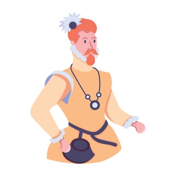 Trendy Robert Dudley vector