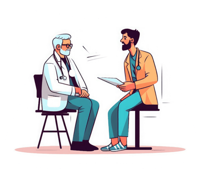 doctor patient treatment elements . png