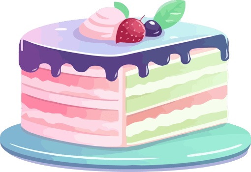 Fairy Cake, Pastel Hues Color png