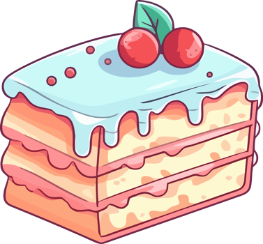 Pastel Pastries, Delicious Dessert for Parties png