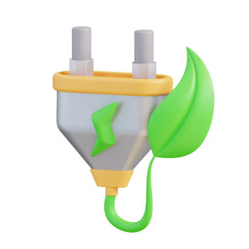 3d illustration of charging plan png